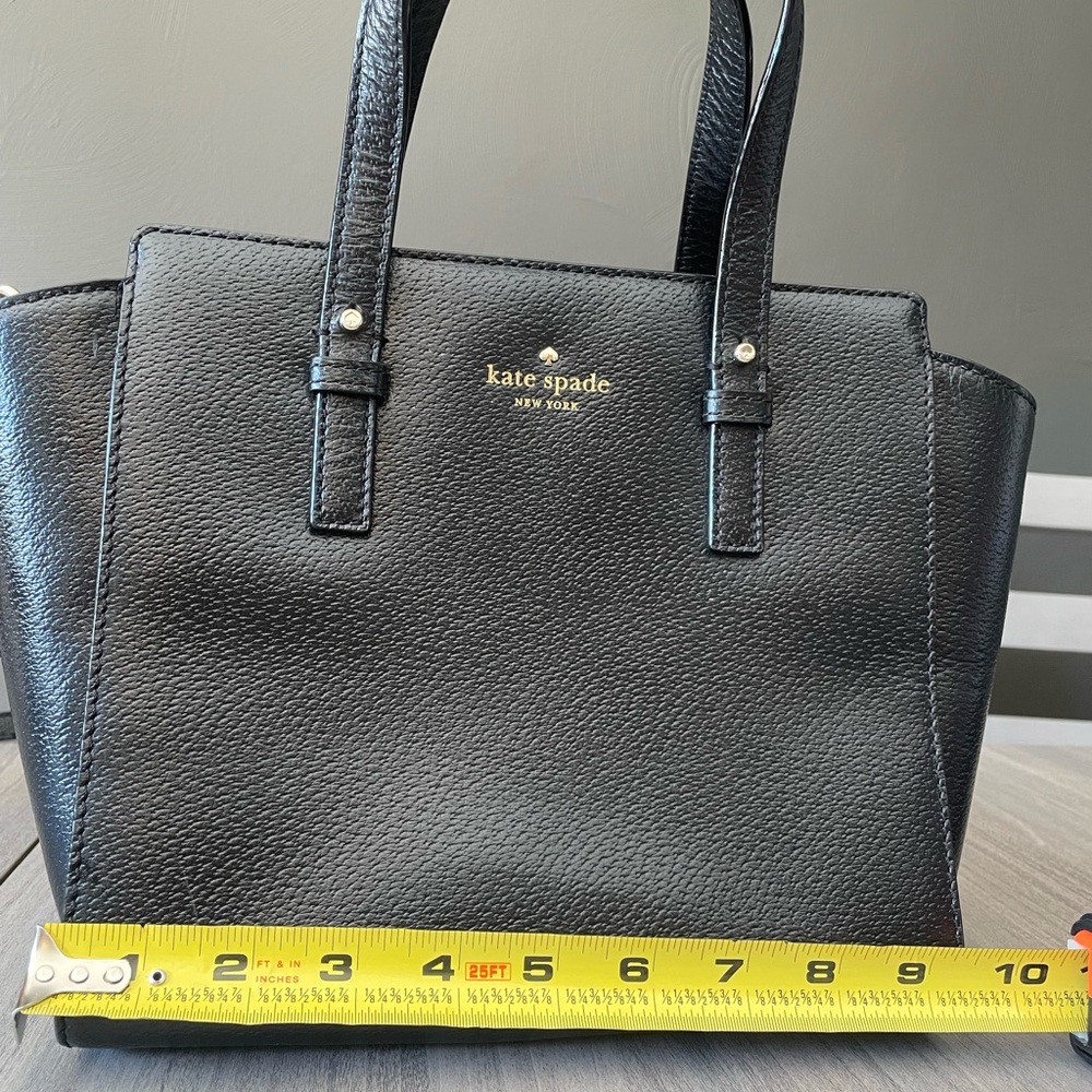 Kate Spade New York Grand Street Small Hayden Leather Handbag Black - Picture 7 of 9